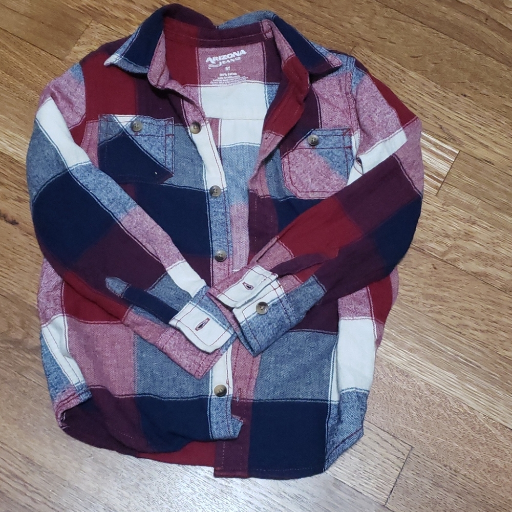 Cute flannel button up shirt